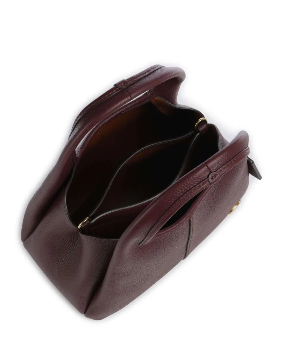 Lana 23 Handtasche genarbtes Leder wein