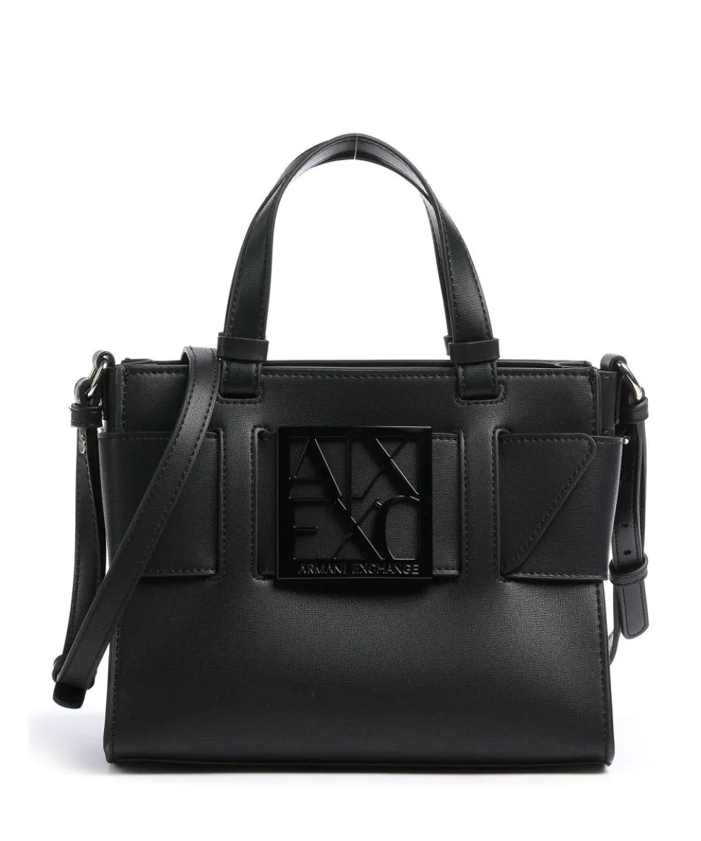 Susie M Handtasche Lederimitat schwarz