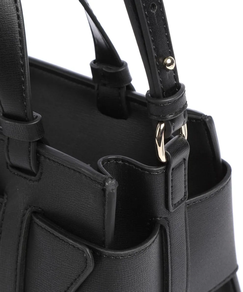 Susie M Handtasche Lederimitat schwarz