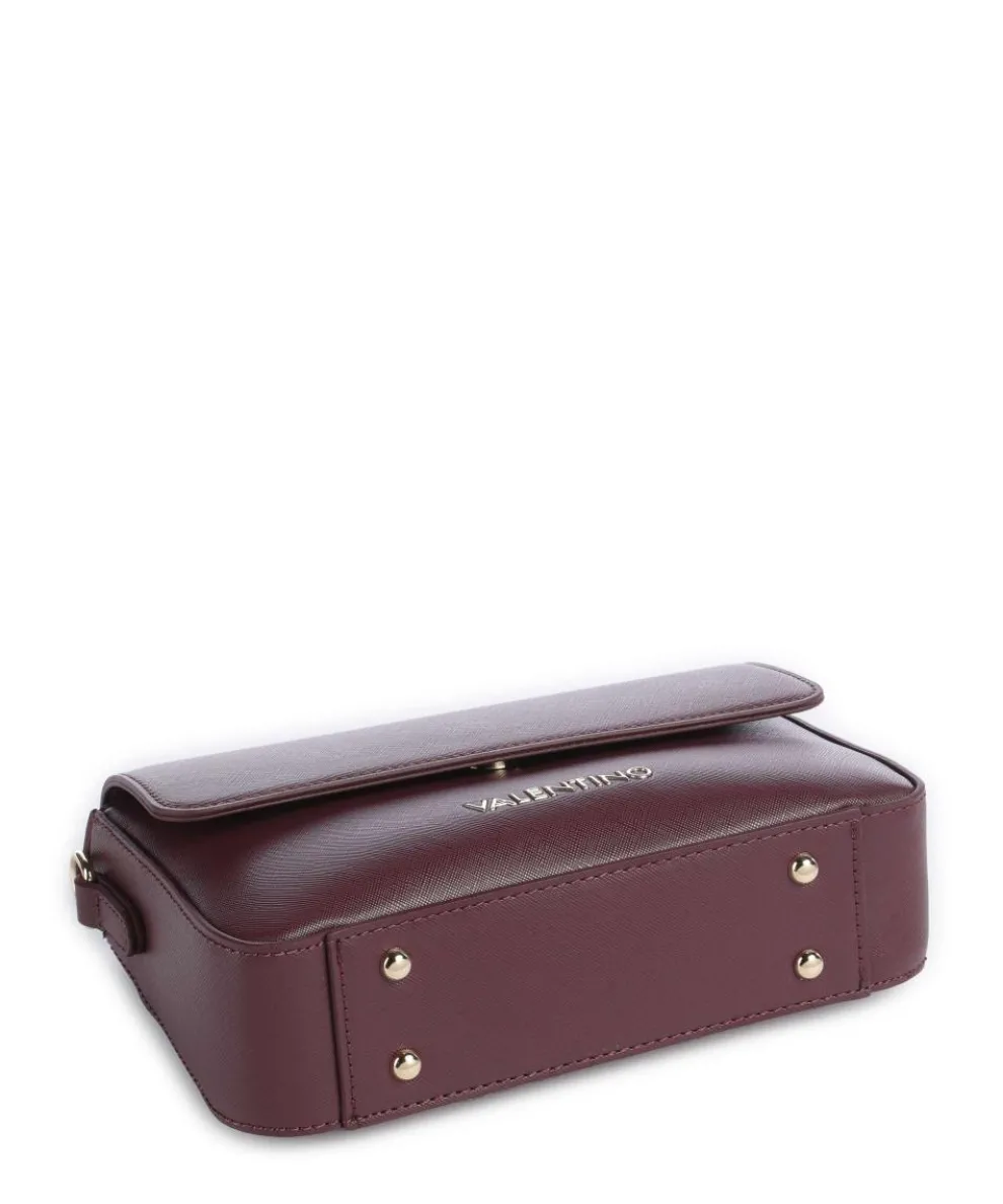 Zero Re Umhängetasche Lederimitat brombeer