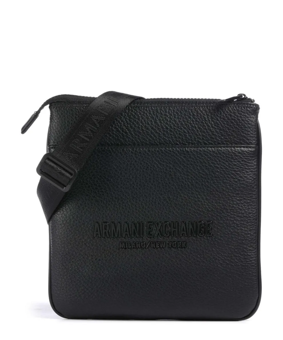 Miami Umhängetasche Lederimitat schwarz