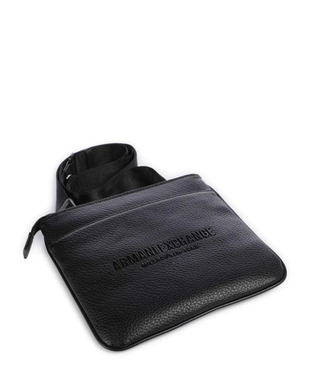 Miami Umhängetasche Lederimitat schwarz