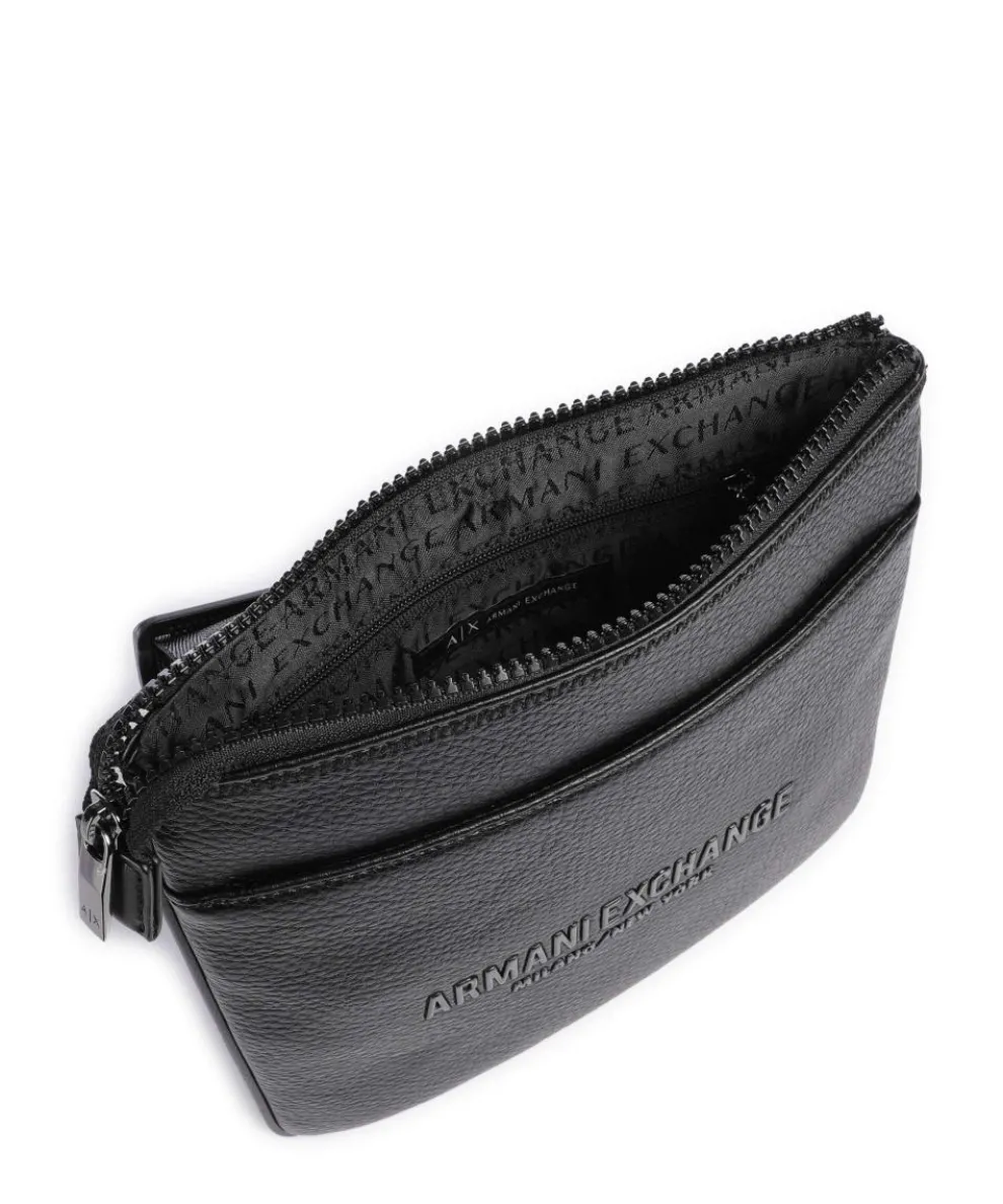 Miami Umhängetasche Lederimitat schwarz