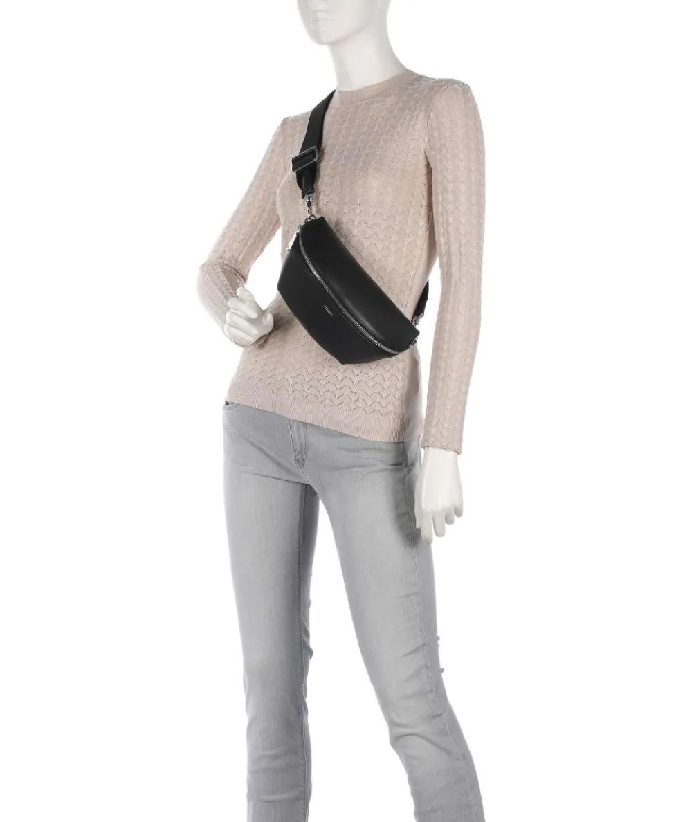 Sofisticato 1.0 Isabella Gürteltasche fein genarbtes Rindsleder schwarz