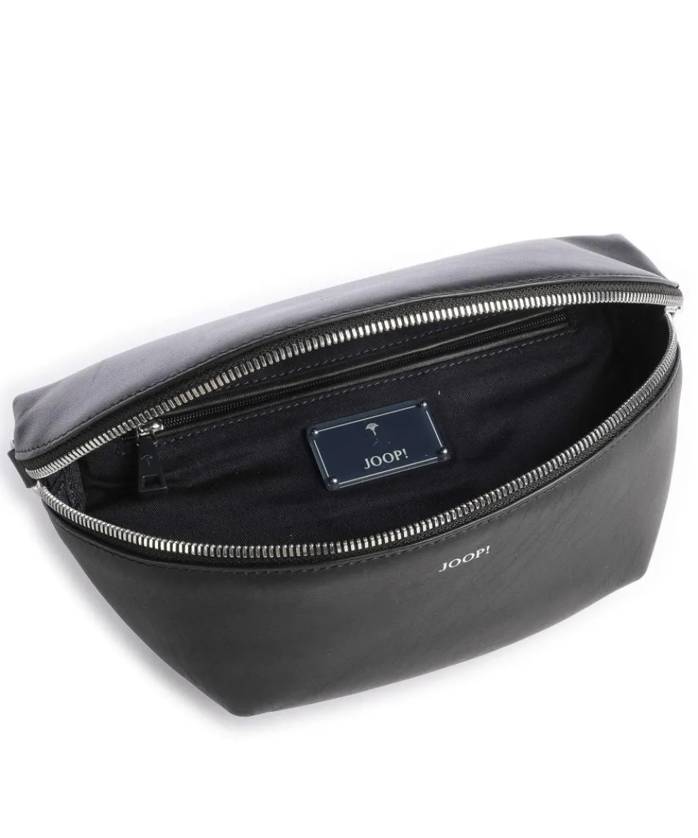 Sofisticato 1.0 Isabella Gürteltasche fein genarbtes Rindsleder schwarz