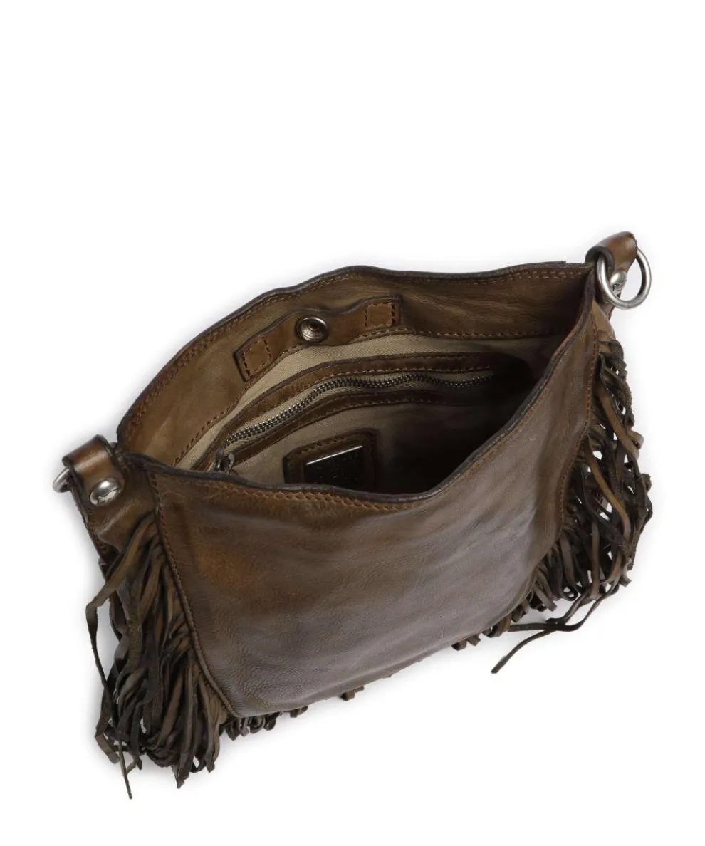 Umhängetasche Rindsleder khaki