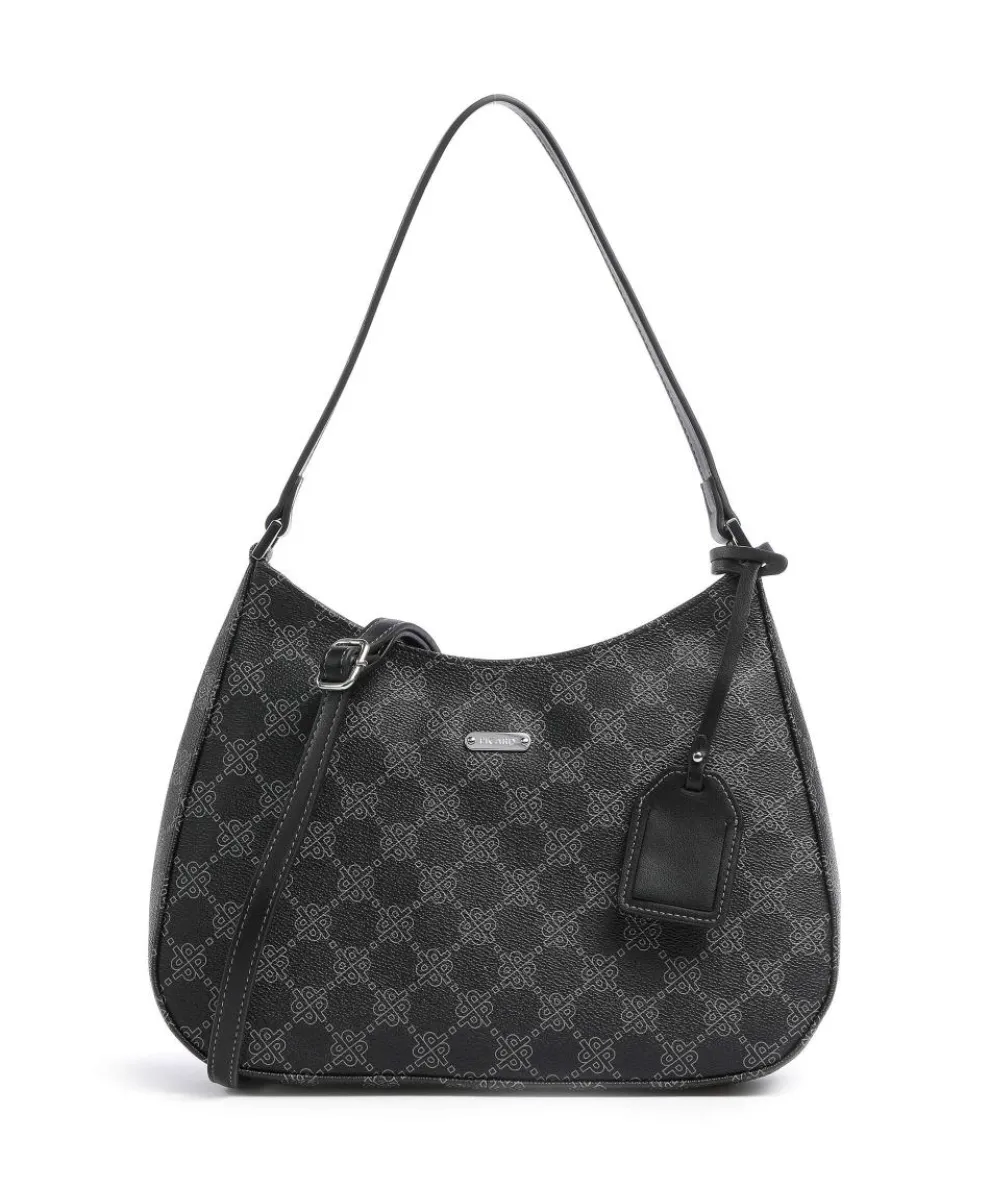 Euphoria Schultertasche Lederimitat schwarz