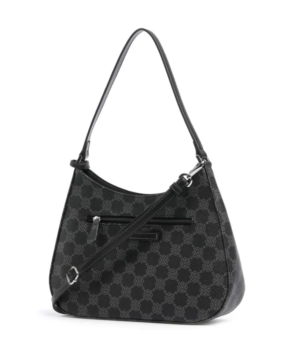 Euphoria Schultertasche Lederimitat schwarz