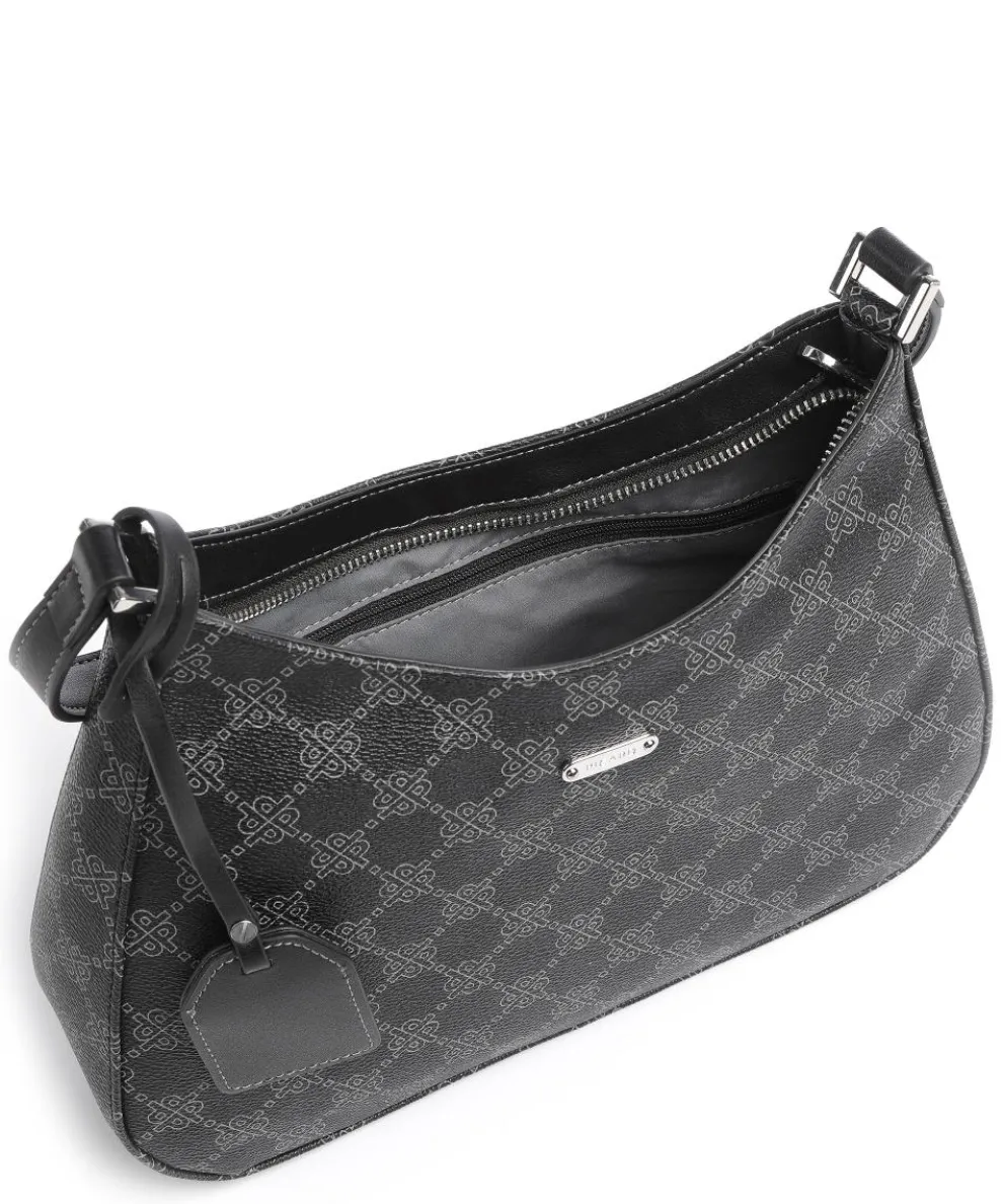 Euphoria Schultertasche Lederimitat schwarz