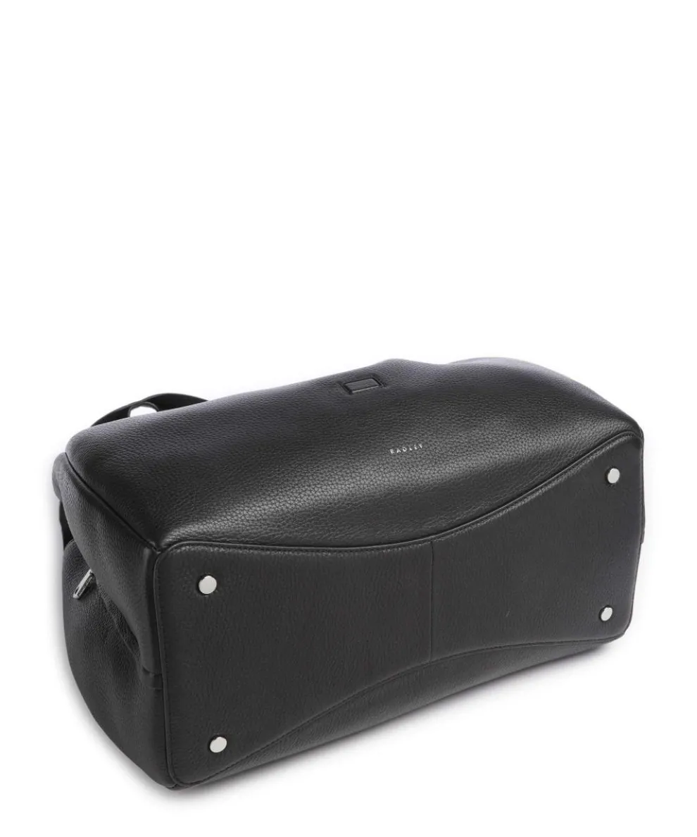 Sloane Street Beuteltasche genarbtes Rindsleder schwarz