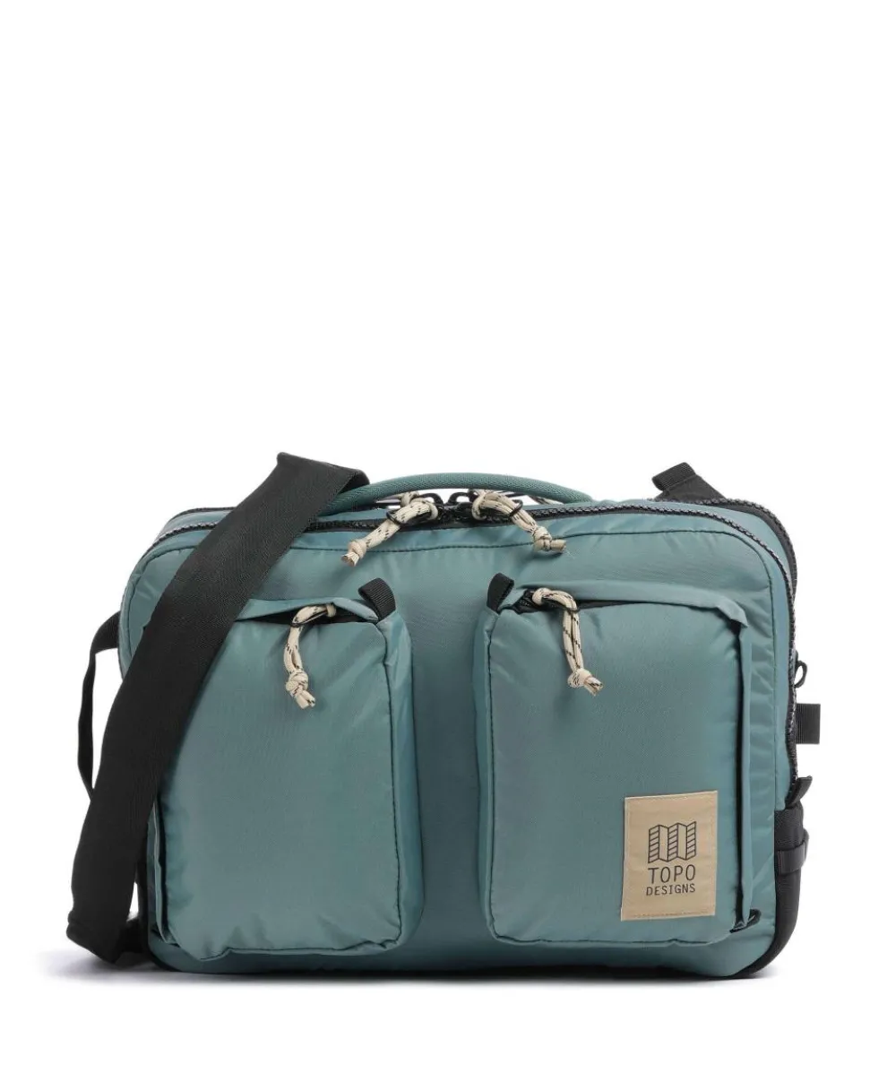 Global Aktentasche 15″ recyceltes Nylon grün