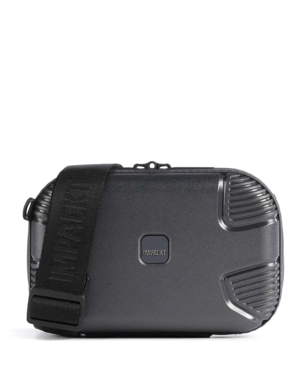 IP1 Mini Umhängetasche recyceltes Polypropylen dunkelgrau