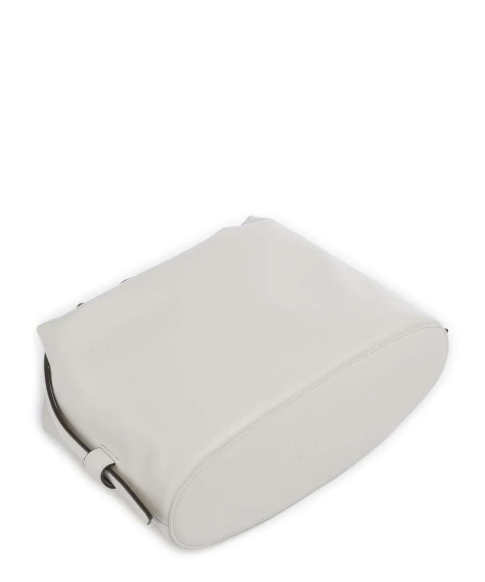 Nuvola M Handtasche fein genarbtes Leder weiß