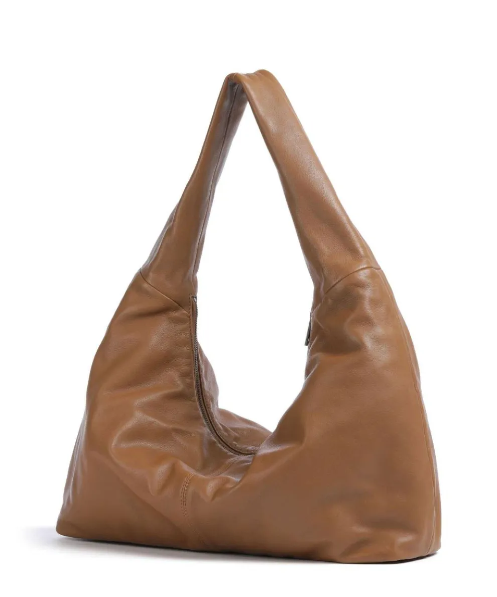 Bo Sheep Natural L Beuteltasche Schafsleder braun