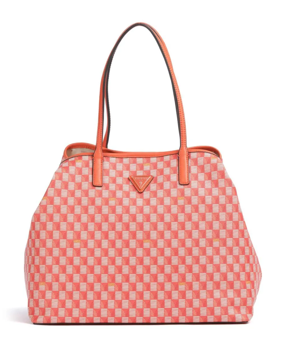 G Wave Large Shopper Lederimitat orange