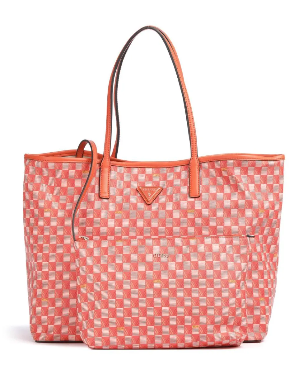 G Wave Large Shopper Lederimitat orange