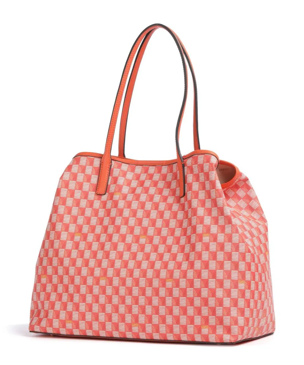 G Wave Large Shopper Lederimitat orange