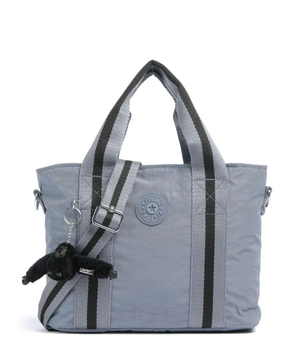 Basic Minta M Handtasche recyceltes Polyamid blaugrau