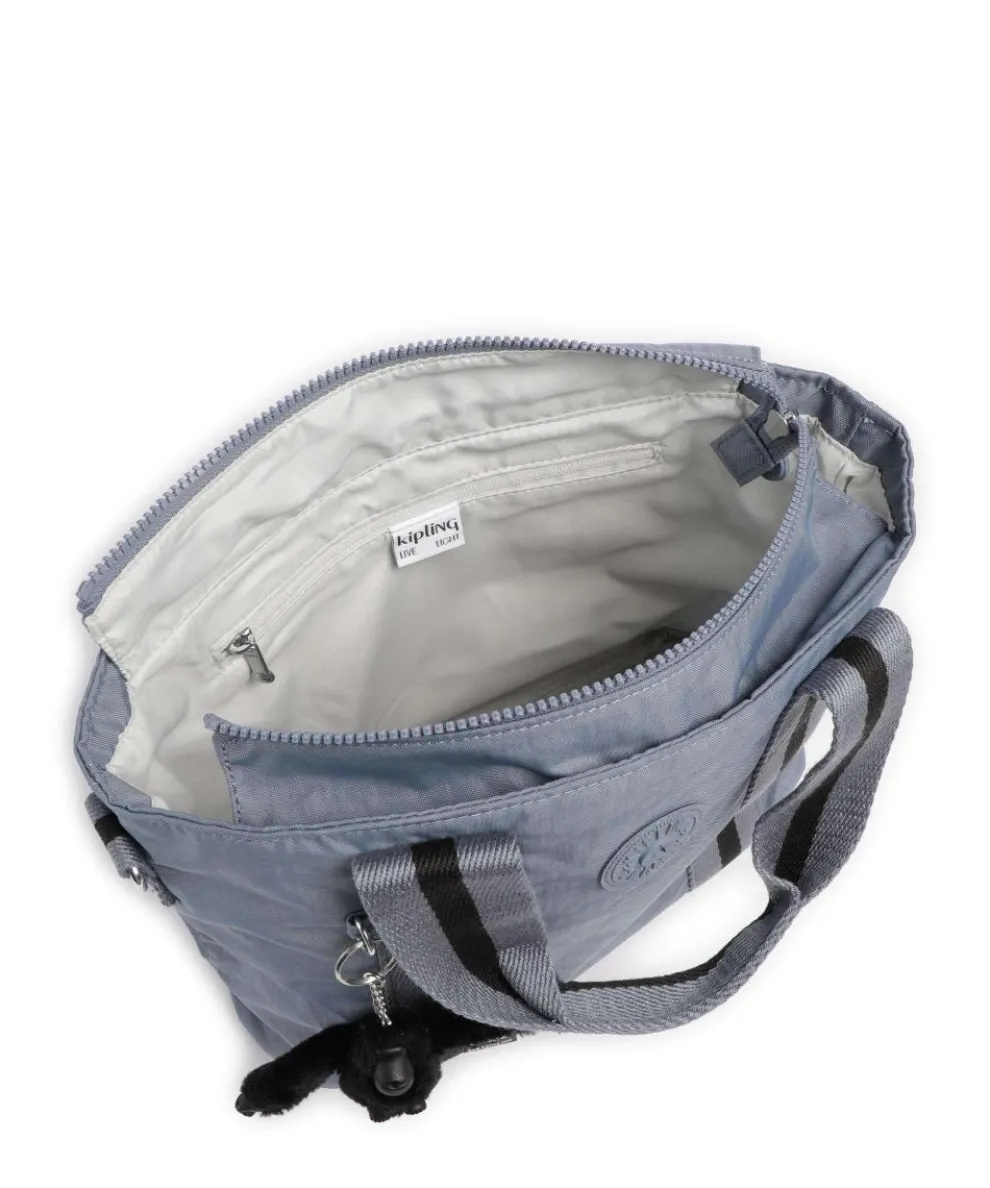 Basic Minta M Handtasche recyceltes Polyamid blaugrau