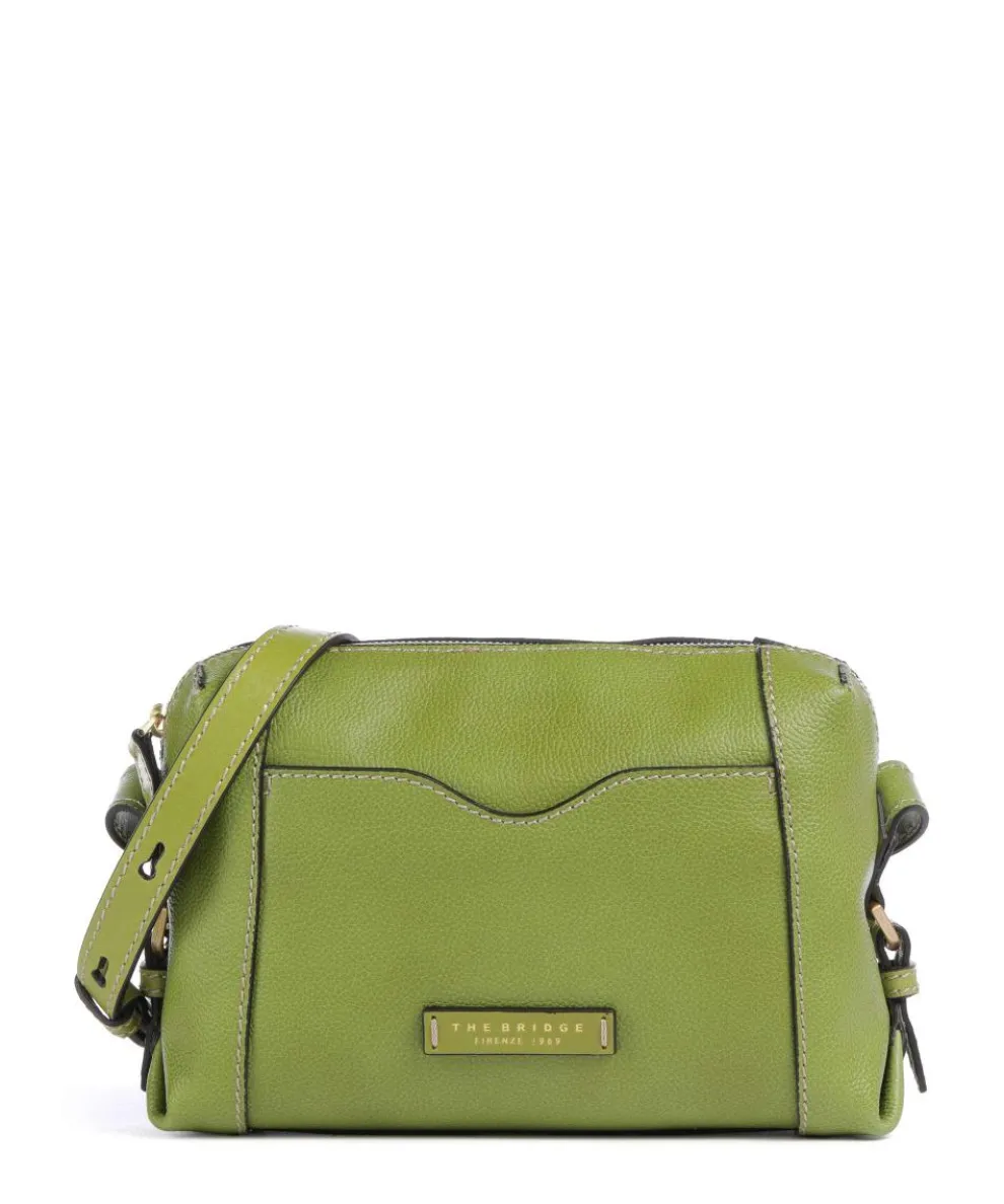Gemma Umhängetasche genarbtes Rindsleder grün