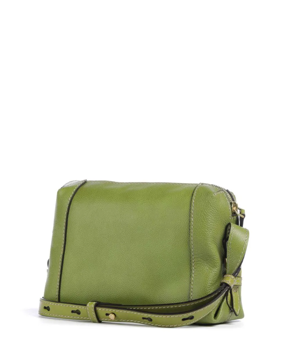 Gemma Umhängetasche genarbtes Rindsleder grün