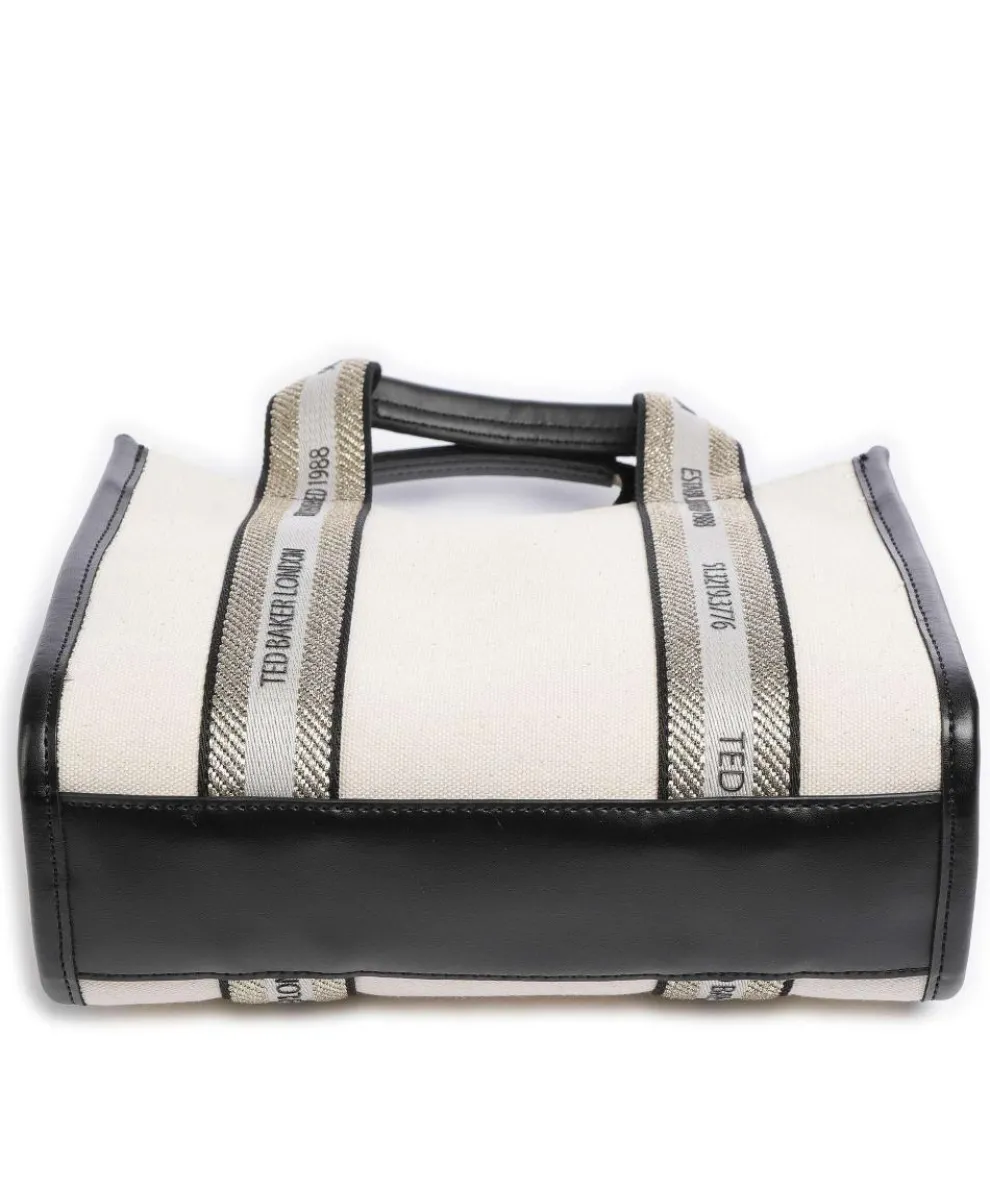 Georjea Handtasche Canvas elfenbein