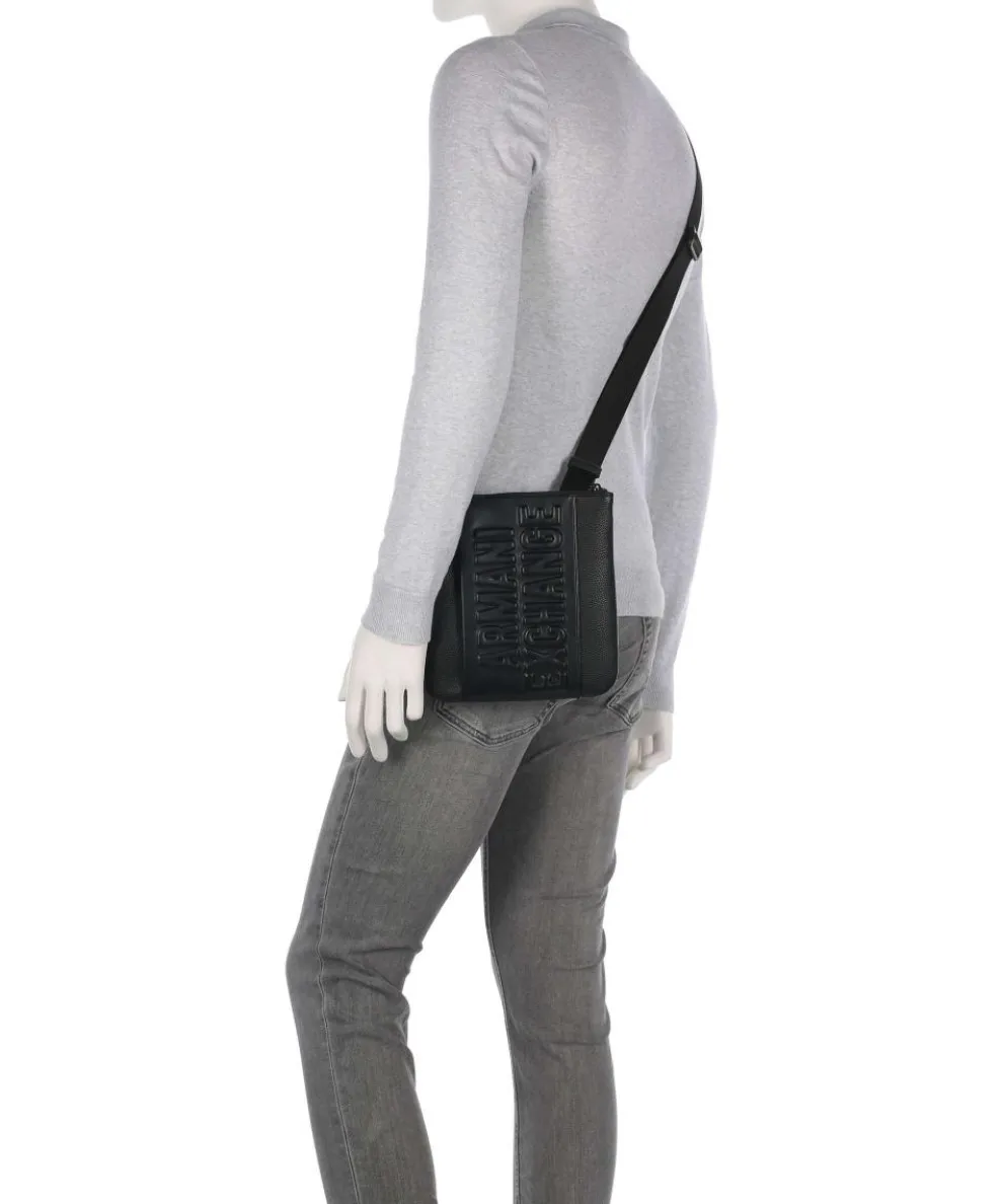 Gerard Umhängetasche Lederimitat schwarz