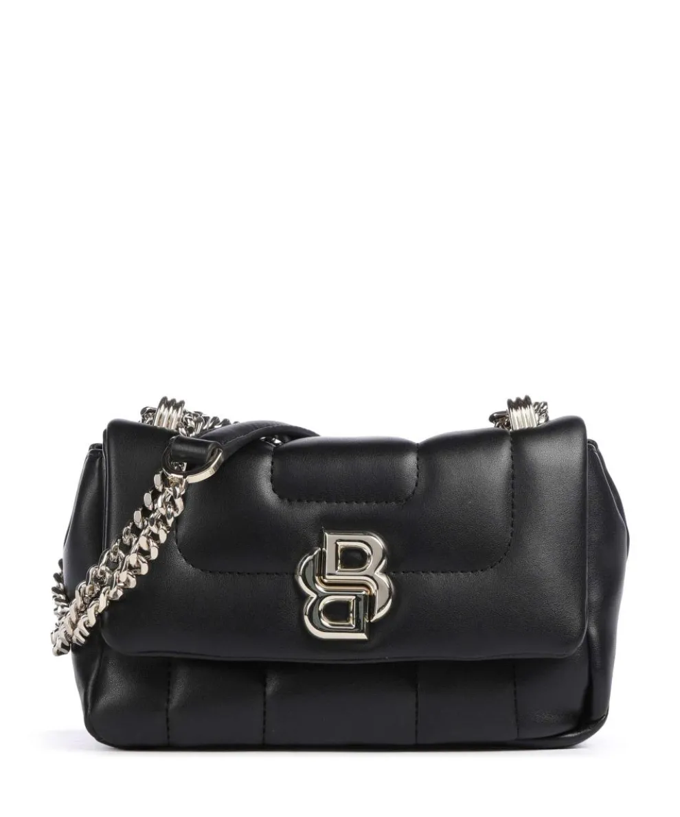 B Icon S Schultertasche Lederimitat schwarz