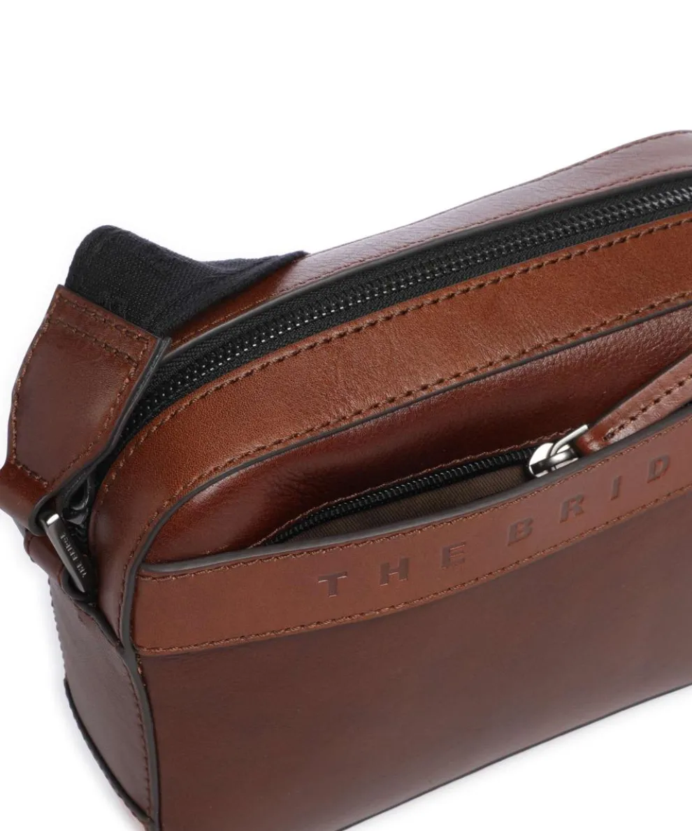 Giacomo Umhängetasche genarbtes Rindsleder braun