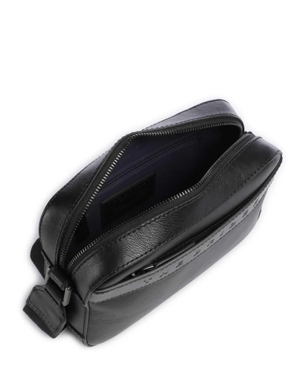Giacomo Umhängetasche genarbtes Rindsleder schwarz