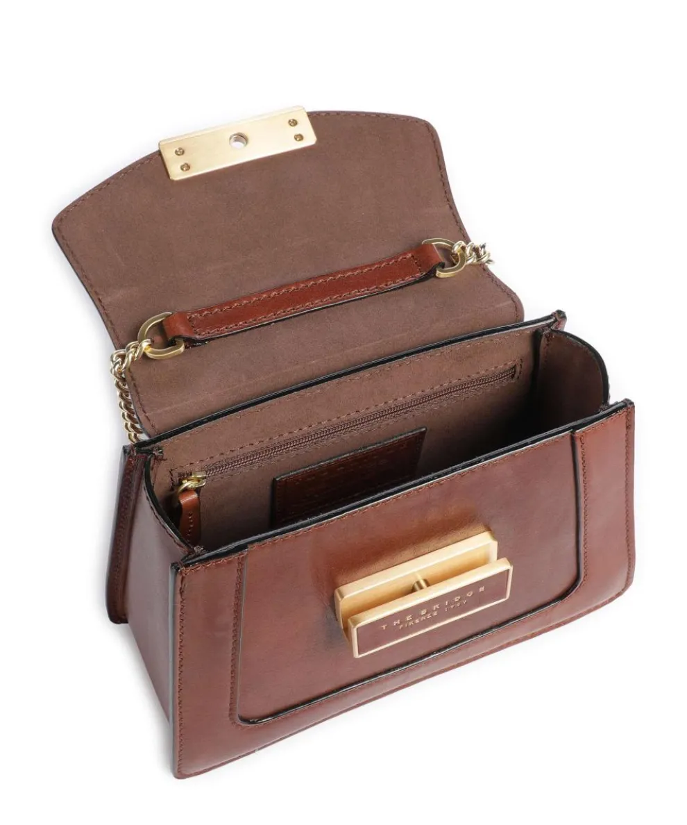 Ginevra Umhängetasche Rindsleder braun