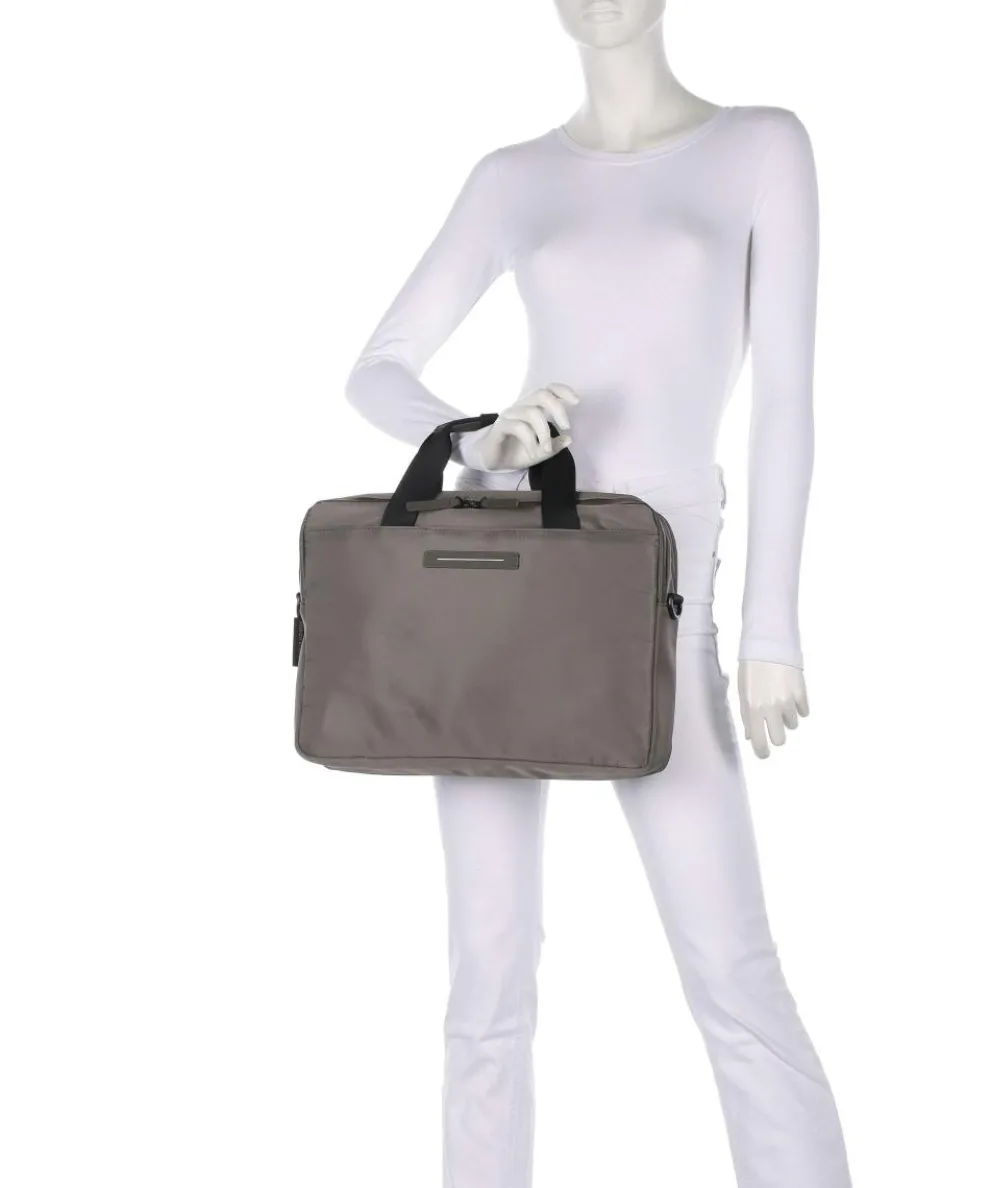 Gion Aktentasche 15″ recyceltes Nylon grau