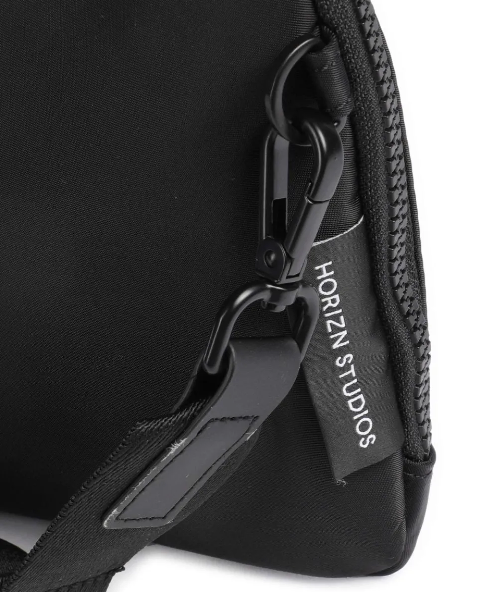 Gion Umhängetasche recyceltes Nylon schwarz