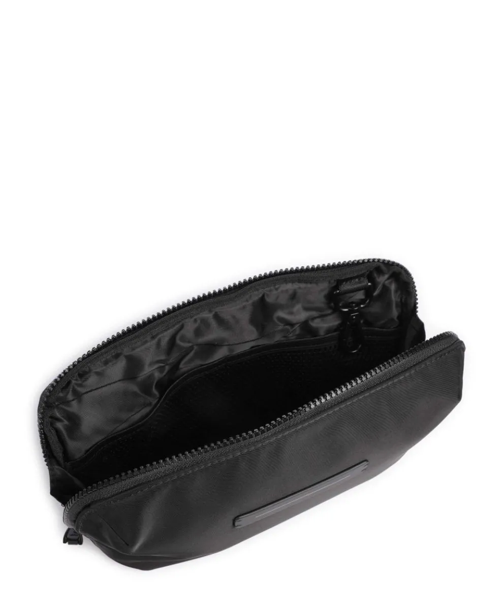 Gion Umhängetasche recyceltes Nylon schwarz