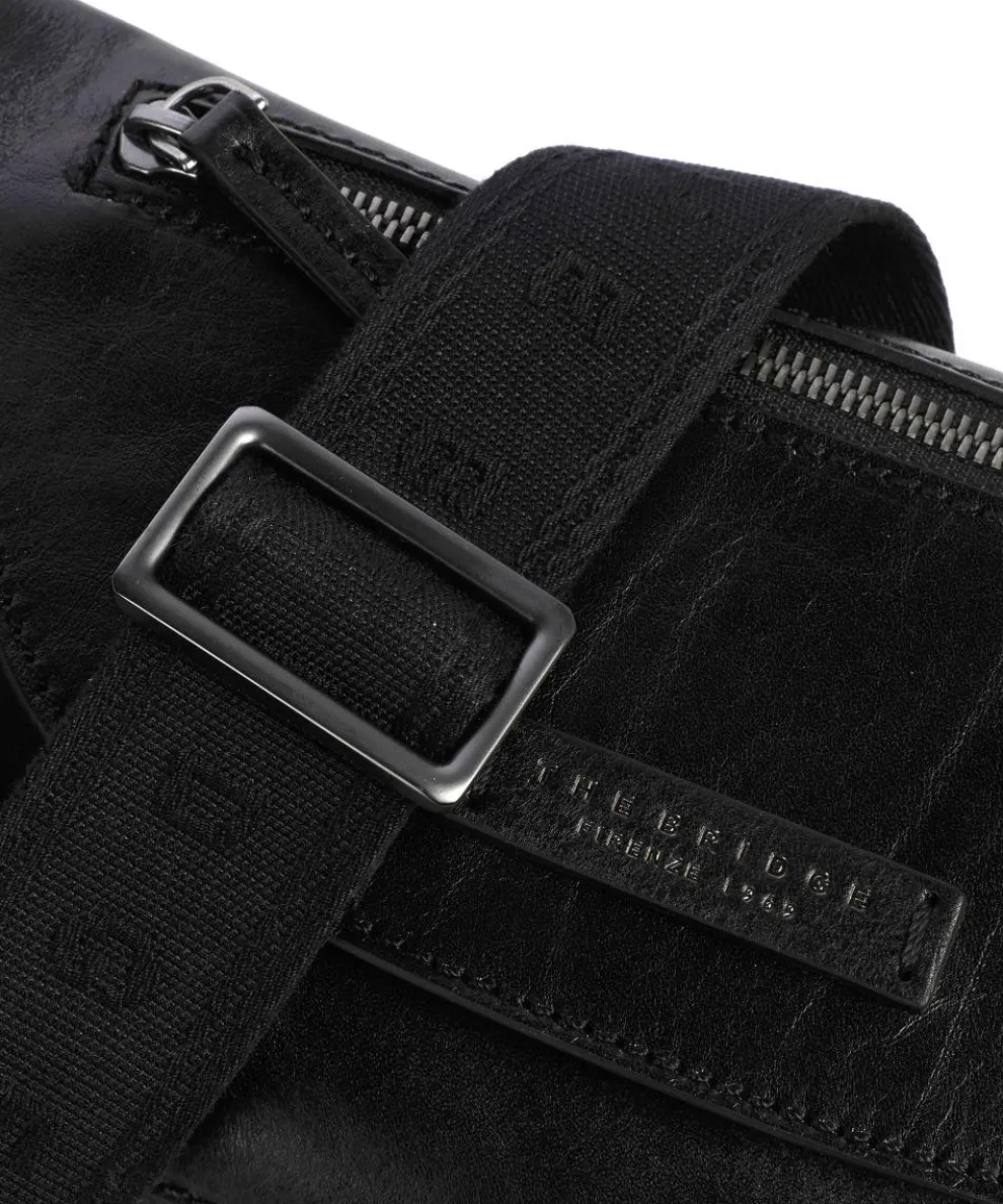 Giulio Gürteltasche Rindsleder schwarz