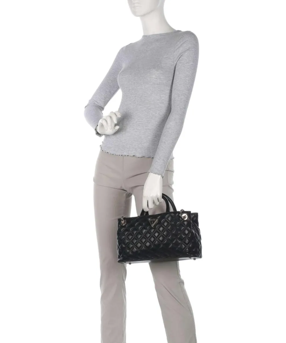 Giully Handtasche Lederimitat schwarz