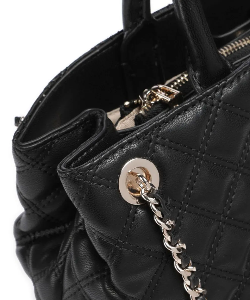 Giully Handtasche Lederimitat schwarz