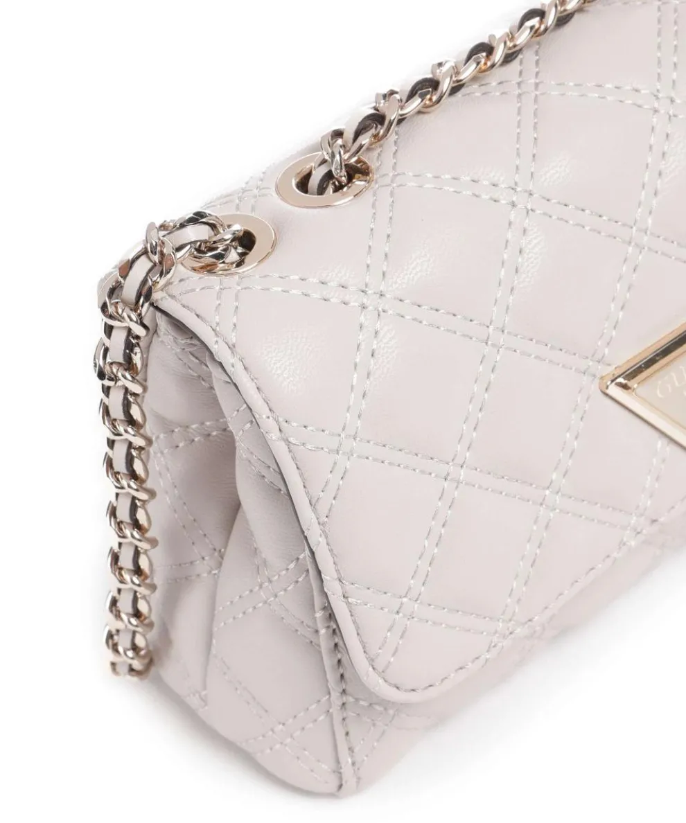 Giully Mini Schultertasche Lederimitat taupe