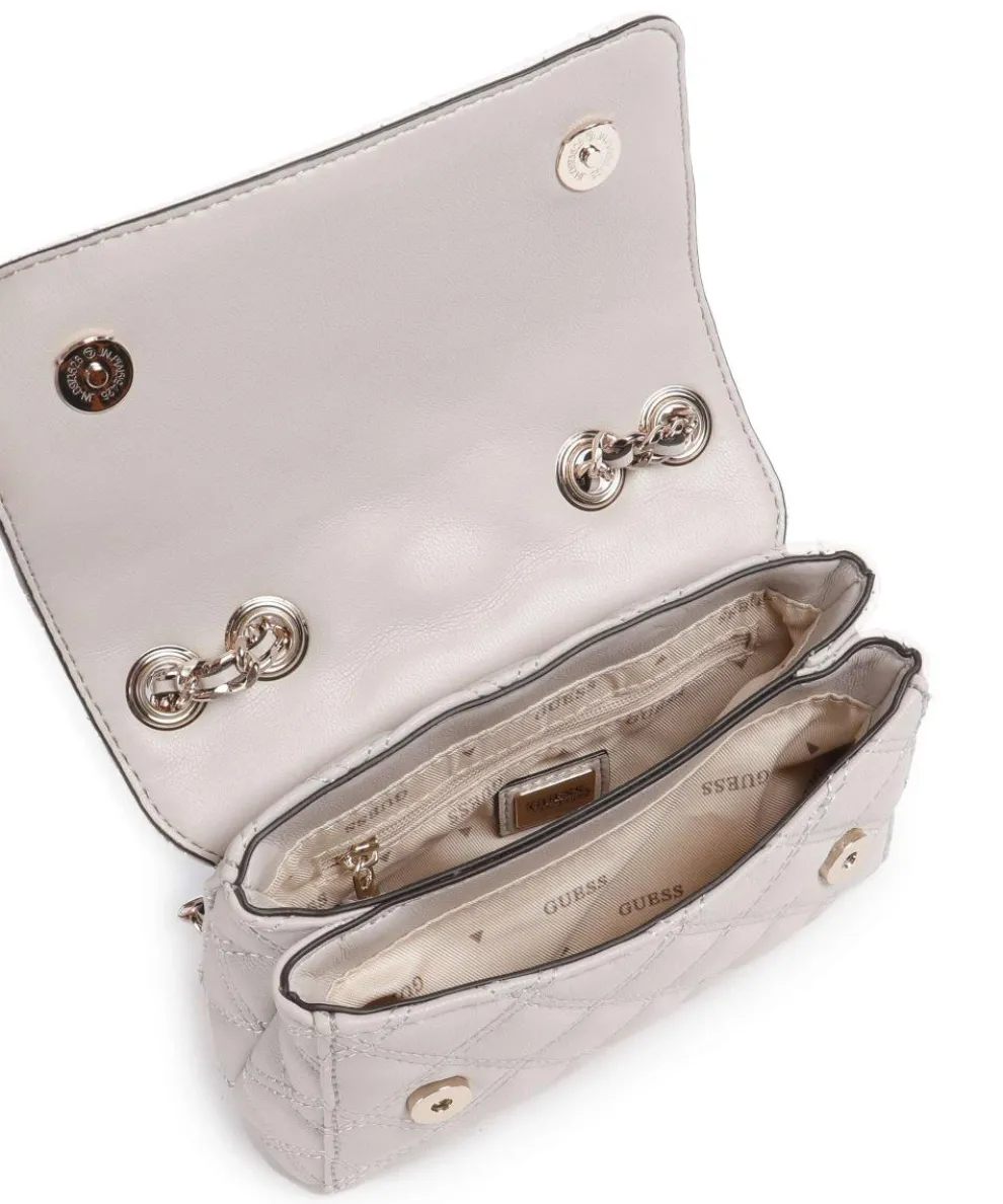 Giully Mini Schultertasche Lederimitat taupe