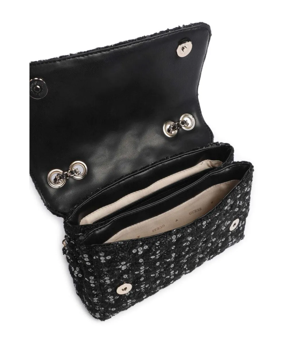 Giully Schultertasche Textil schwarz