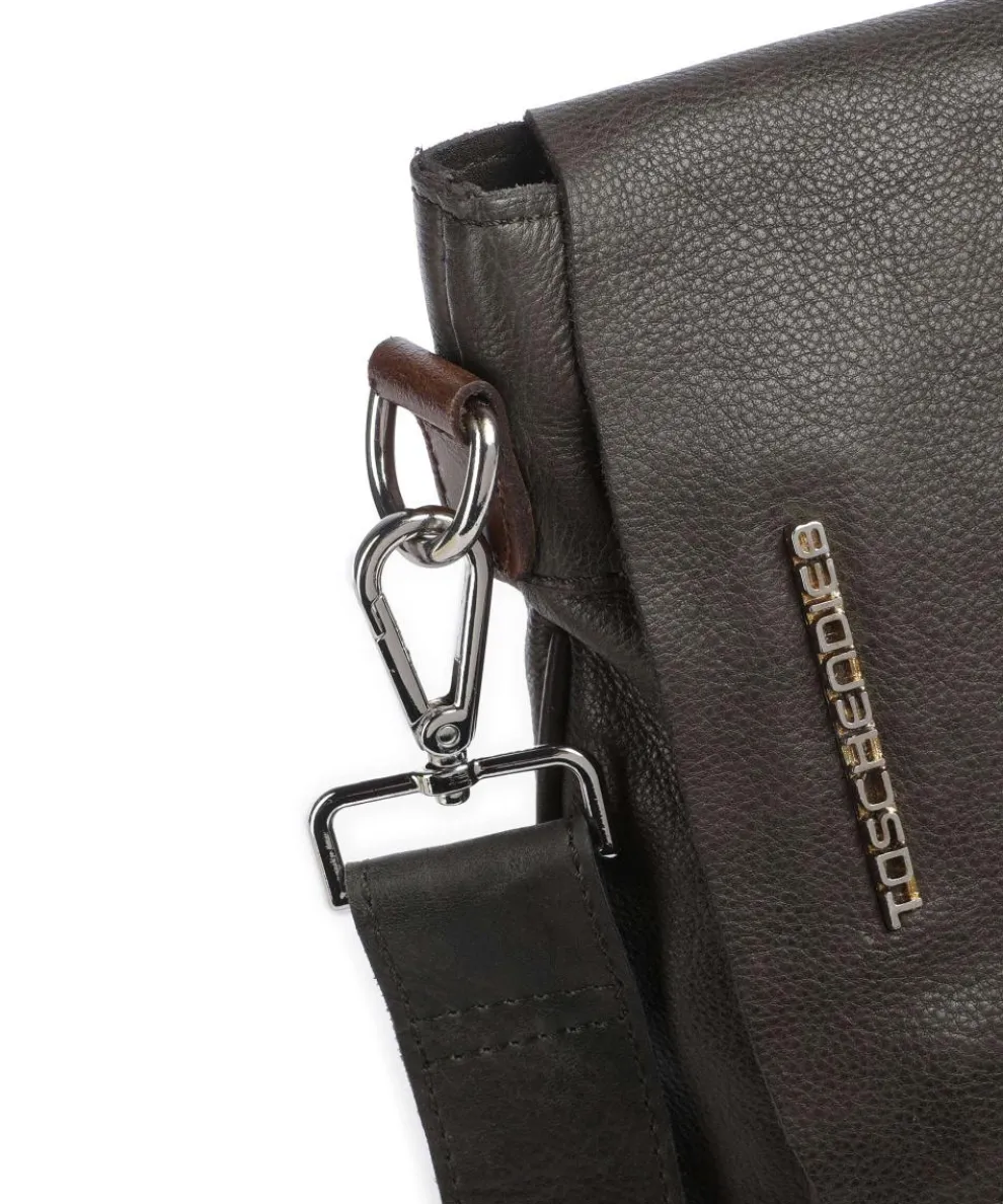 Salvatorianerplatz 2 Umhängetasche genarbtes Rindsleder dunkelgrün