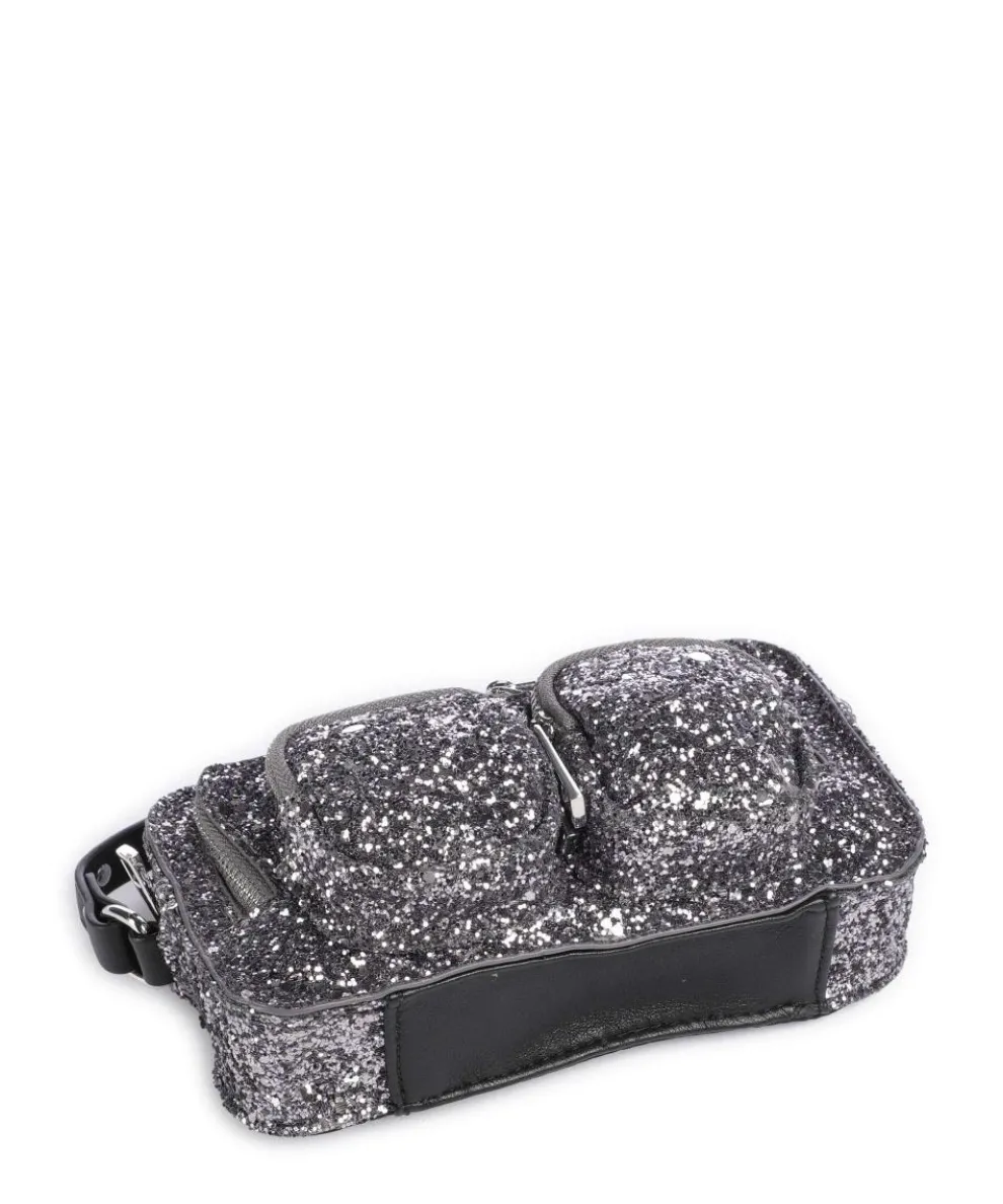 Glitter Helena Umhängetasche recyceltes Polyester silber