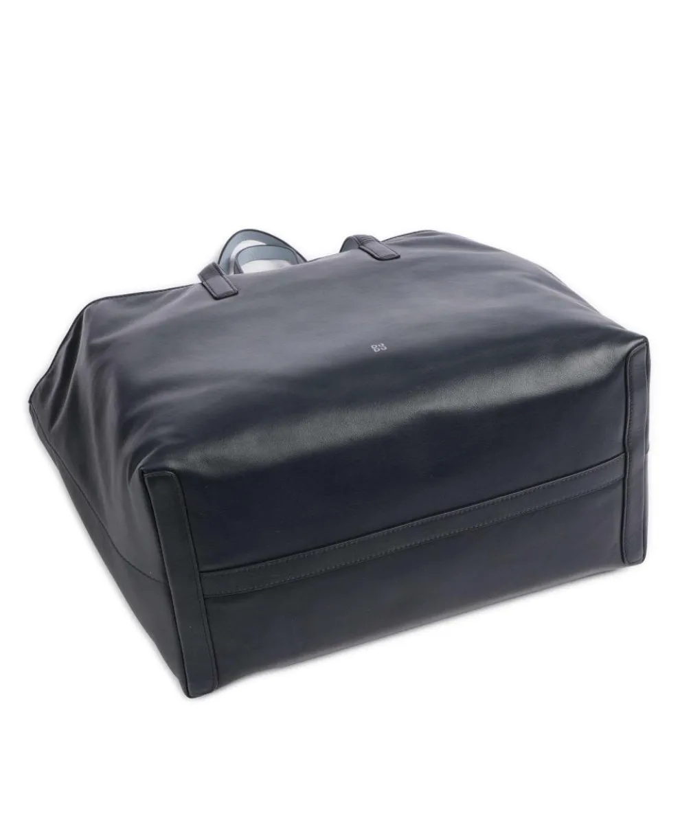 Pauline Shopper fein genarbtes Kalbsleder navy