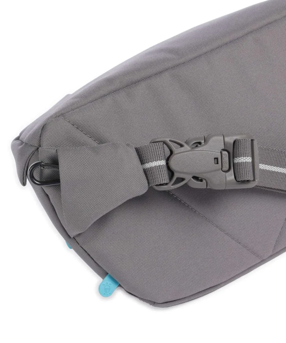 Go Gürteltasche recyceltes Polyester grau