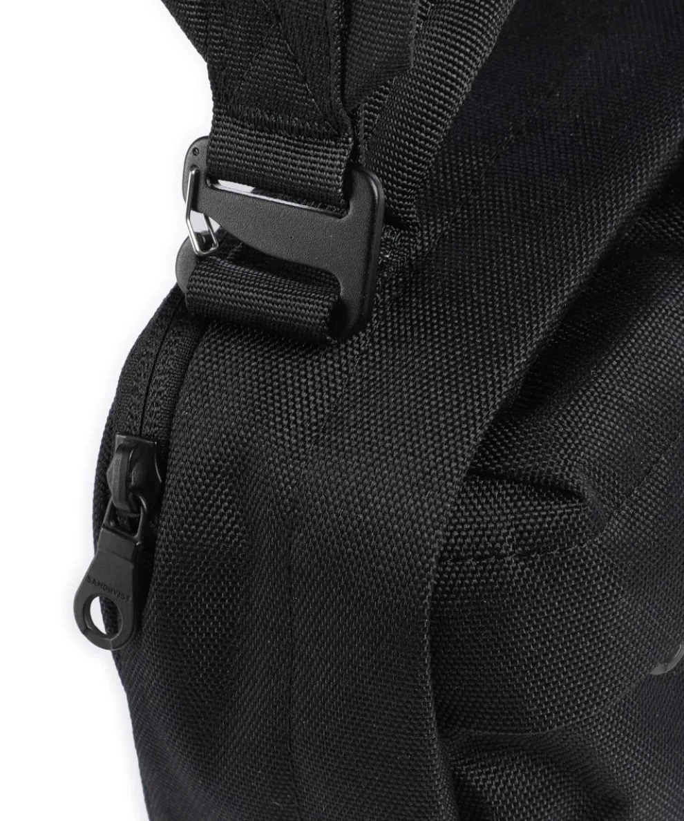 Go Handtasche recyceltes Polyester schwarz