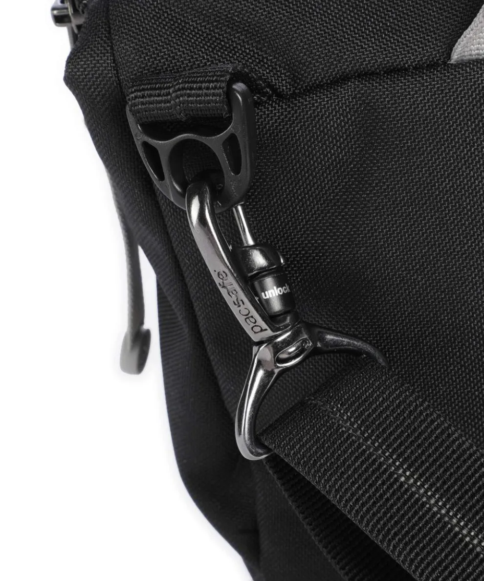 Go Saddle Umhängetasche recyceltes Polyester schwarz