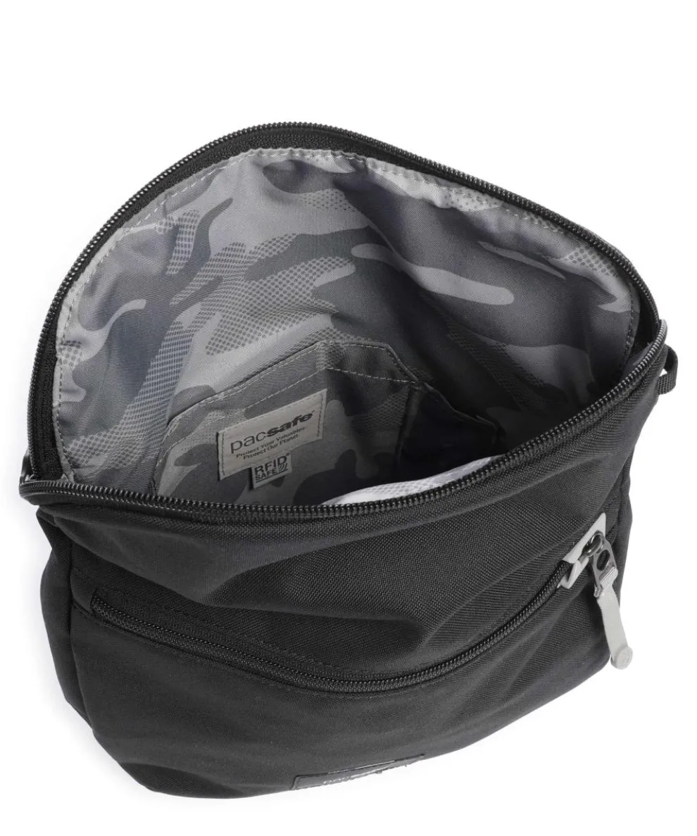 Go Saddle Umhängetasche recyceltes Polyester schwarz