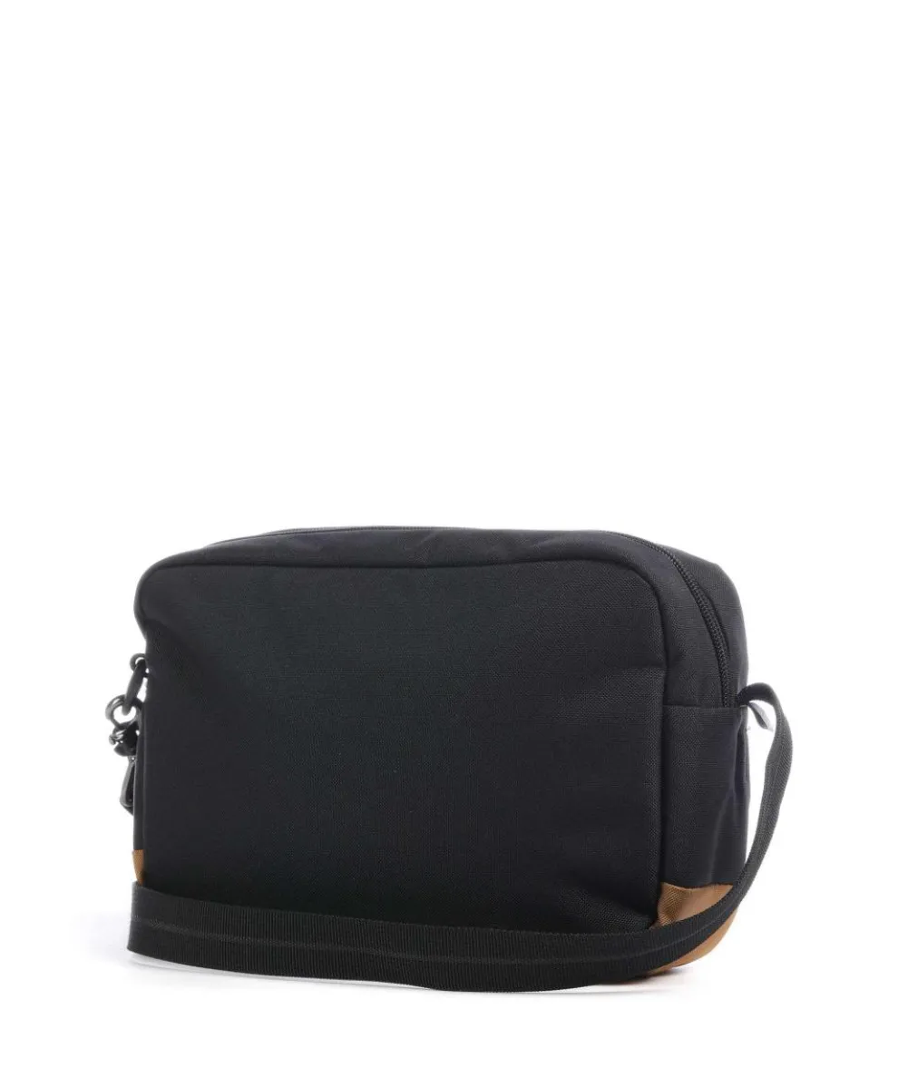 Go Umhängetasche recyceltes Polyester schwarz