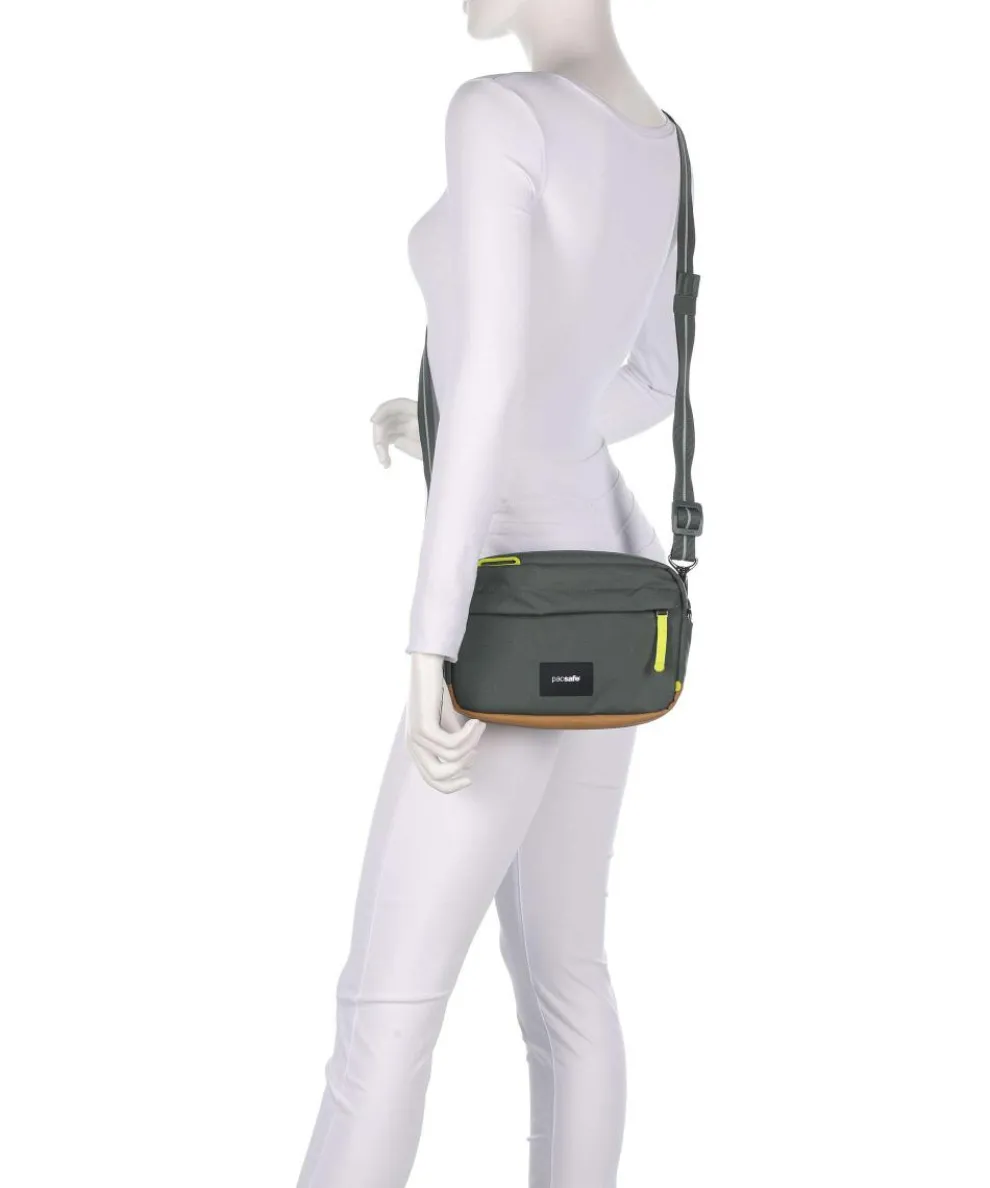 Go Umhängetasche recyceltes Polyester dunkelgrün