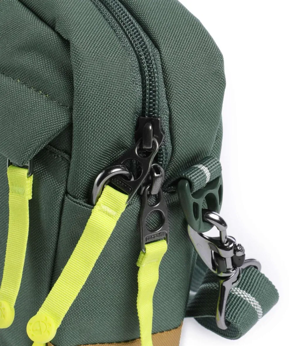 Go Umhängetasche recyceltes Polyester dunkelgrün